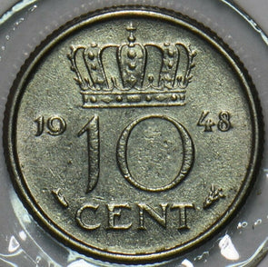 Netherlands 1948 10 Cents 903729 combine shipping