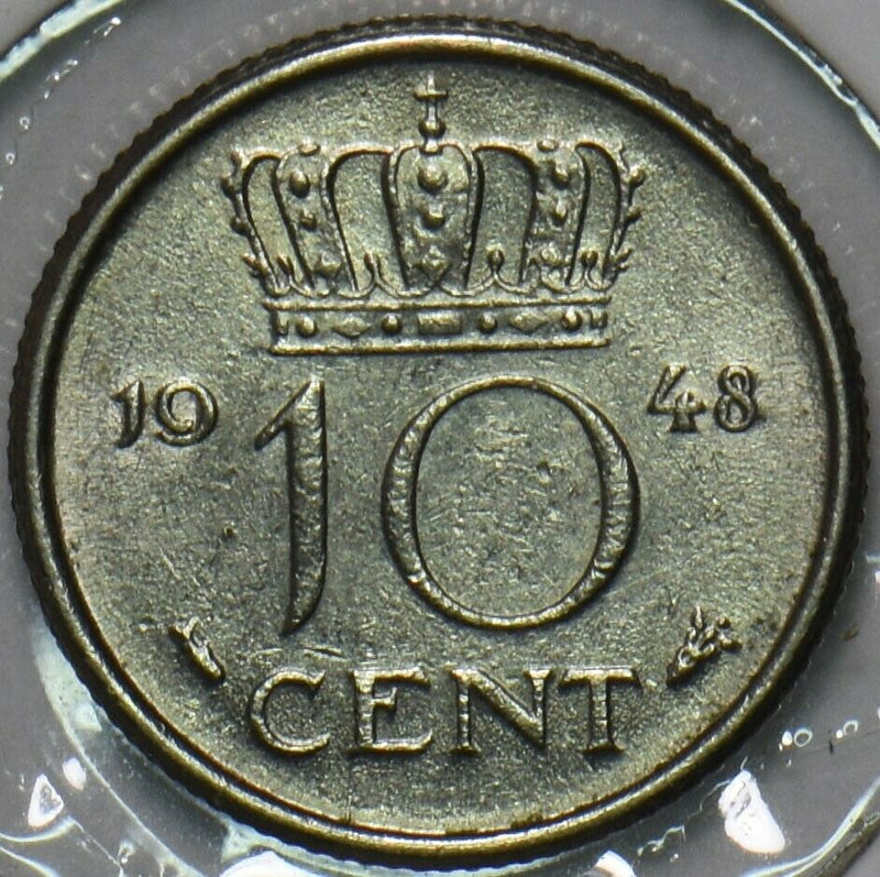 Netherlands 1948 10 Cents 903729 combine shipping