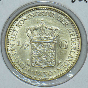Netherlands 1930 1/2 Gulden Lion animal 291334 combine shipping