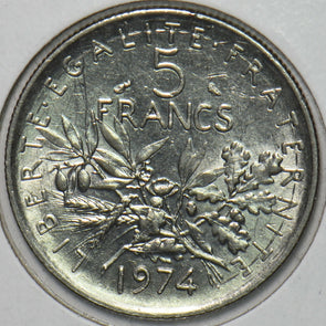 France 1974 5 Francs 195802 combine shipping