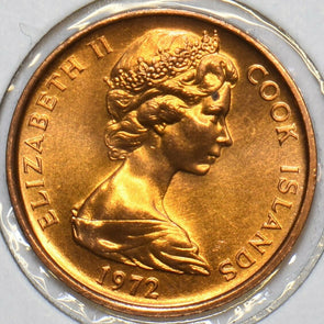 Cook Islands 1972 Cent 903842 combine shipping