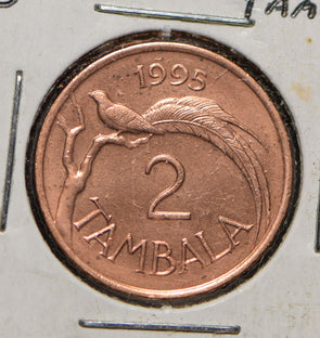 Malawi 1995 2 Tambala Paradise Whydah Bird animal  901295 combine shipping