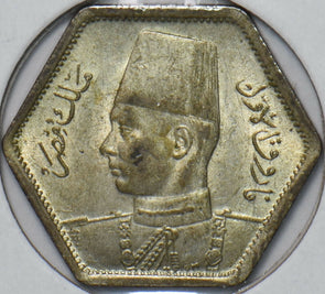 Egypt 1944 AH 1363 2 Piastres 296617 combine shipping