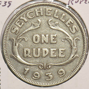Seychelles 1939 Rupee 299405 combine shipping