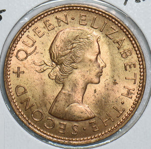 New Zealand 1965 1/2 Penny 198901 combine shipping
