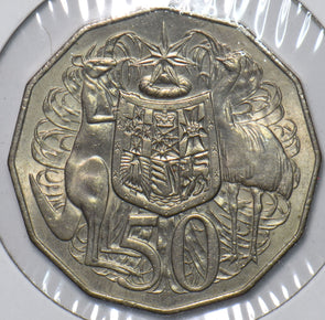 Australia 1980 50 Cents Kangaroo animal Emu 151585 combine shipping