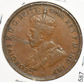 Australia 1923 Penny 192587 combine shipping
