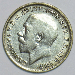 Great Britain 1916 3 Pence/Threepence 153165 combine shipping
