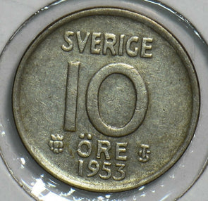 Sweden 1953 10 Ore 904032 combine shipping