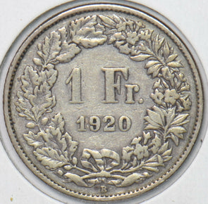 Switzerland 1920 Franc 151233 combine shipping