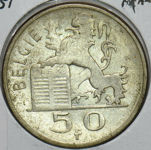 Belgium 1951 50 Francs Lion animal 240372 combine shipping