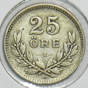 Sweden 1919 25 Ore 903956 combine shipping