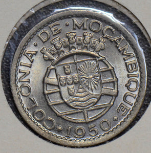 Mozambique 1950 50 Centavos Gem BU M0151 combine shipping
