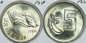 Uruguay 1980 S 5 Pesos 198485 combine shipping