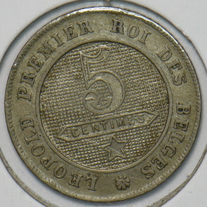 Belgium 1863 5 Centimes Lion animal 195862 combine shipping
