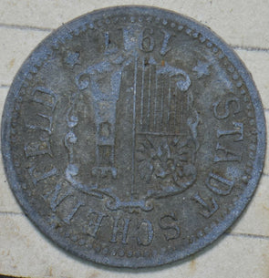 Germany 1917 10 Pfennig Scheinfeld 293089 combine shipping