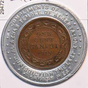 Canada 1915 Large Cent 294723 combine shipping