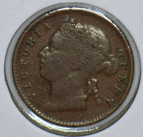 Straits Settlements 1889 Queen Victoria 1/4 Cents 291130 combine shipping