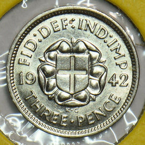 Great Britain 1942 3 Pence/Threepence 197470 combine shipping