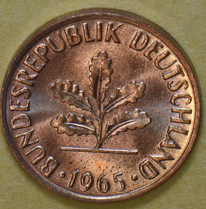 Germany 1965 2 Pfennig 292564 combine shipping