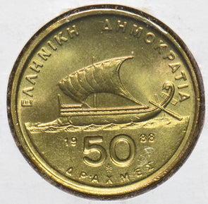 Greece 1988 50 Drachmai 190899 combine shipping