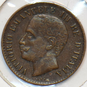 Italy 1908 R Centesimo 150862 combine shipping