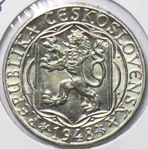 Czechoslovakia 1948 100 Korun Lion animal 150381 combine shipping