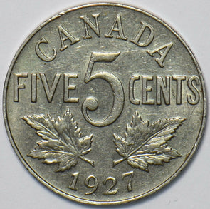 Canada 1927 5 Cents 195325 combine shipping