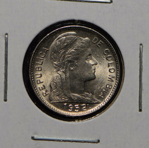 Colombia 1952 Centavo BU 290288 combine shipping