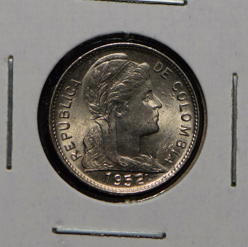 Colombia 1952 Centavo BU 290288 combine shipping