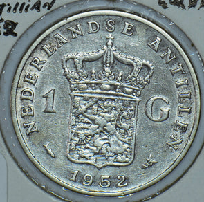 Netherlands Antilles 1952 Gulden Lion animal 150443 combine shipping