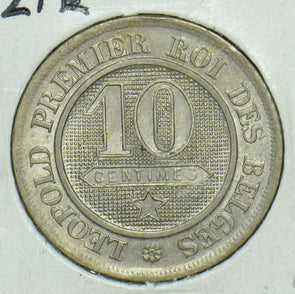 Belgium 1862 10 Centimes Lion animal 291841 combine shipping