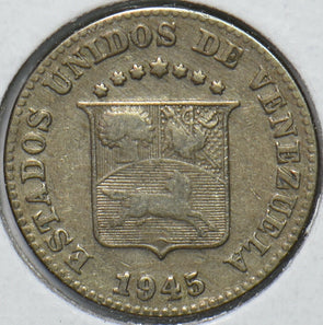Venezuela 1945 5 Centimos Horse animal 193693 combine shipping