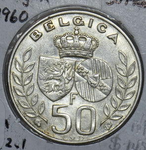 Belgium 1960 50 Francs Griffin animal 290904 combine shipping