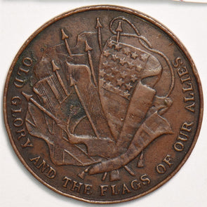 France 1918 Token Commemorative issue, General John J. Pershing T0125 combine sh