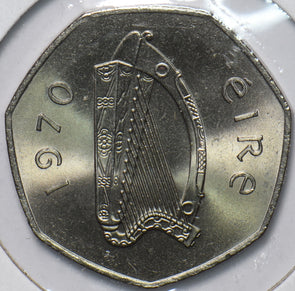 Ireland 1970 50 Pence Woodcock bird animal 193296 combine shipping