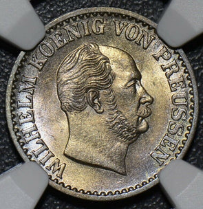 NG0103 Germany Prussia 1870 Groschen NGC MS 64 combine shipping