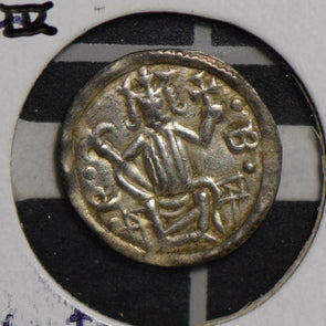 Hungary 1235 ~70 Denar silver Bela IV Bracteate H0194 combine shipping