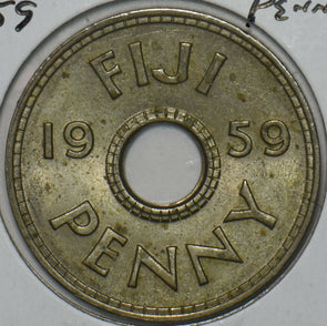 Fiji 1959 Penny 152325 combine shipping