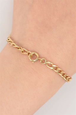 18K Gold Bracelet 9.03g 7 inch RG0087