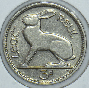 Ireland 1934 3 Pence Hare animal 191380 combine shipping