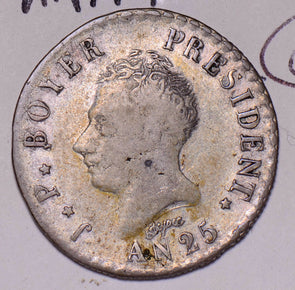 H0053 Haiti 1828  50 Centimes AN25 combine shipping