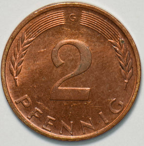 Germany 1976 2 Pfennig 292537 combine shipping