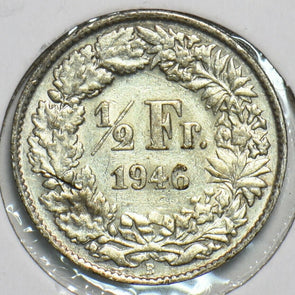 Switzerland 1946 1/2 Franc 197300 combine shipping