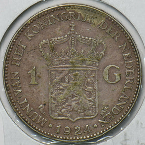Netherlands 1924 Gulden Lion animal 193948 combine shipping