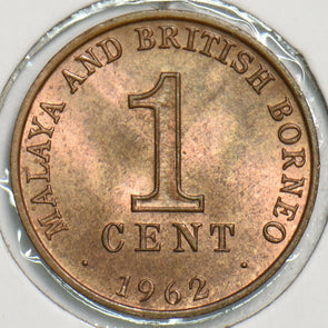 Malaya and British Borneo 1962 Cent 153305 combine shipping