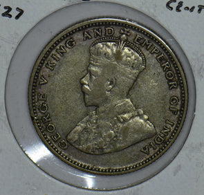 Straits Settlements 1927 George V 20 Cents 291122 combine shipping