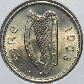Ireland 1968 6 Pence Wolfhound animal 195006 combine shipping