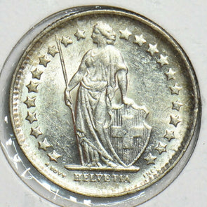 Switzerland 1950 1/2 Franc 240563 combine shipping