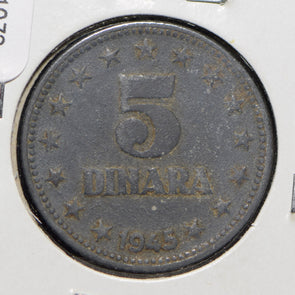 Yugoslavia 1945 5 Dinara  901072 combine shipping